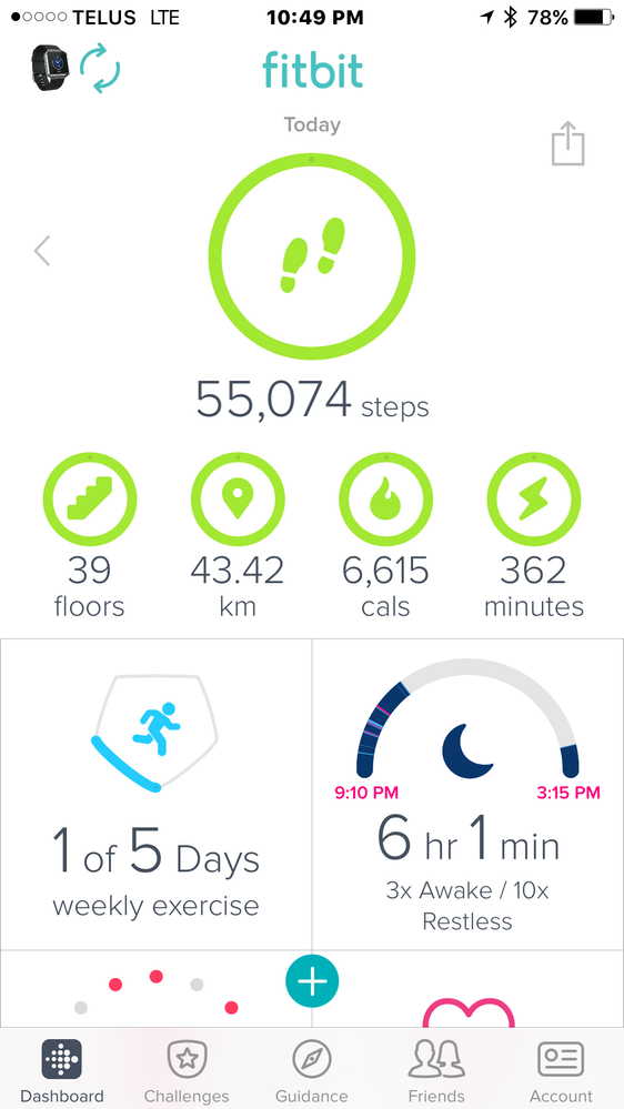 Steps i walked today sale