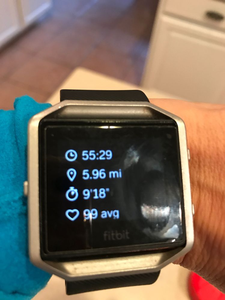 fitbit gps running watch