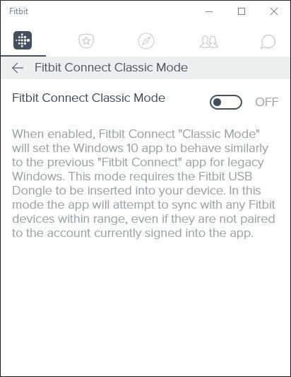 fitbit sync dongle