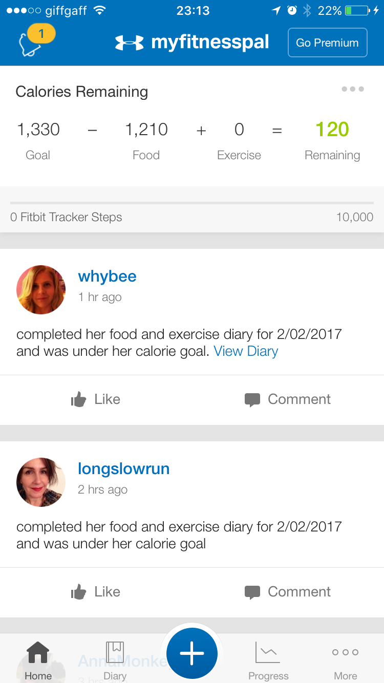 my fitbit steps are not showing in myfitnesspal