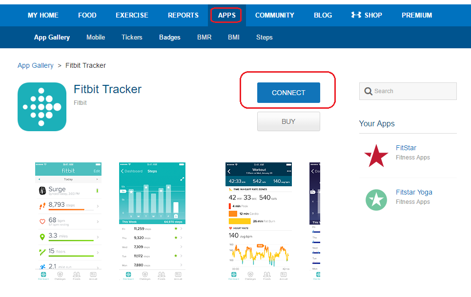 Solved: Fitbit and MFP not Fitbit Community