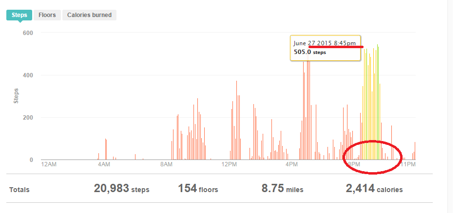 how to reset calories on fitbit inspire hr