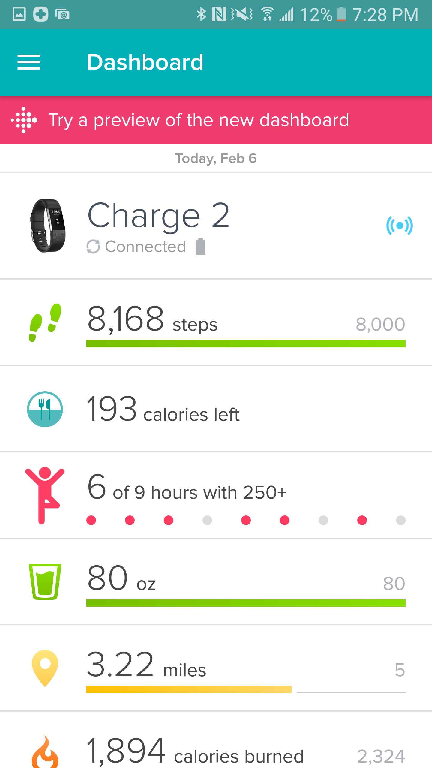 how does fitbit workout calories burned