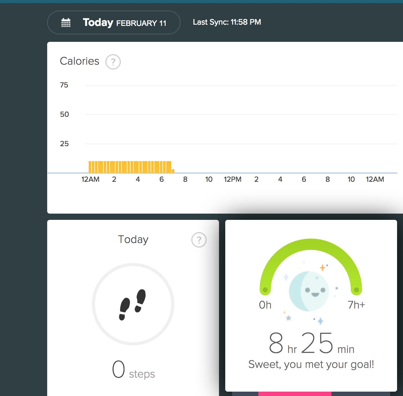 fitbit one not syncing