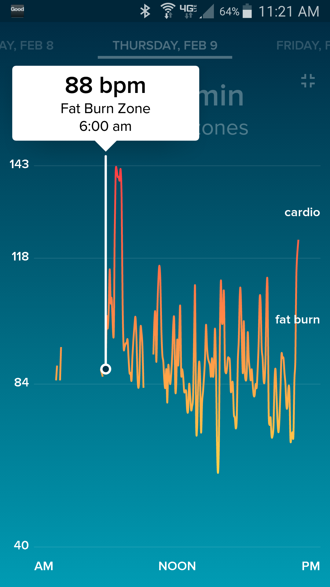 fitbit heart rate and sleep tracker