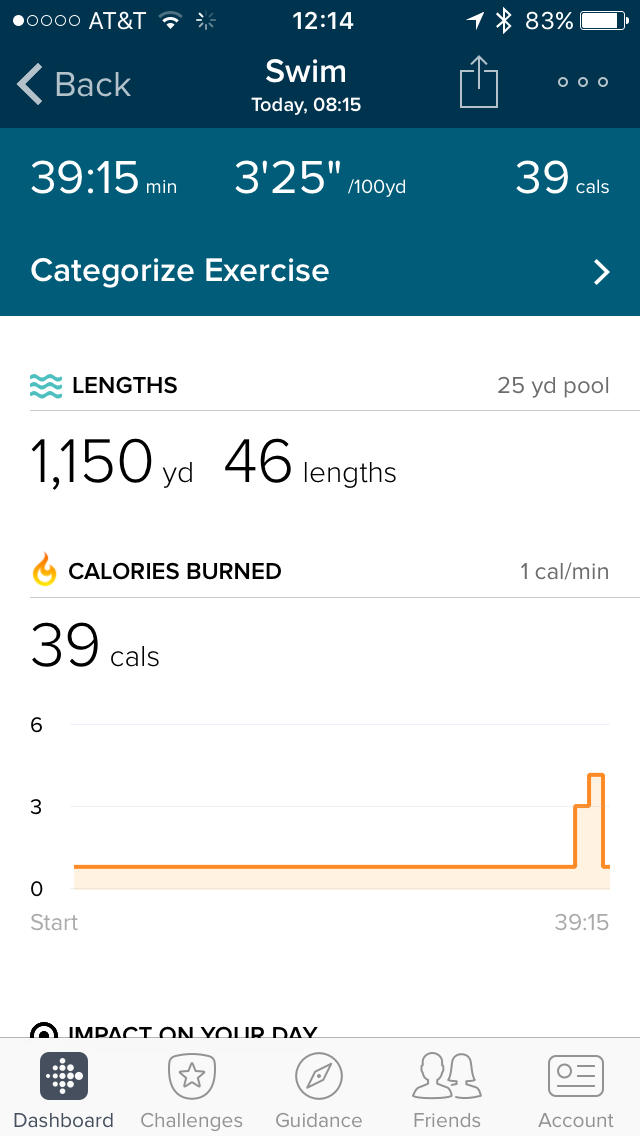 how to change pool length on fitbit charge 3