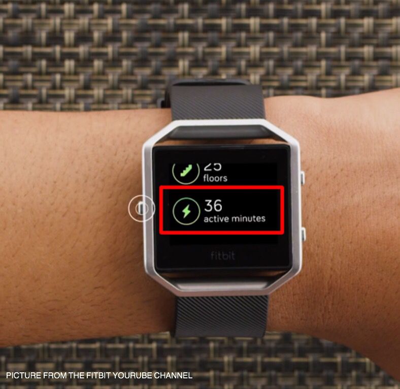 fitbit blaze interval timer