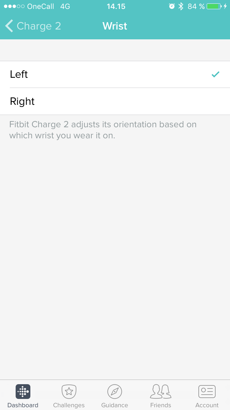 Solved Rotate Charge 2 screen orientation Fitbit Community