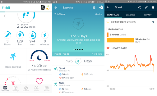 fitbit workout