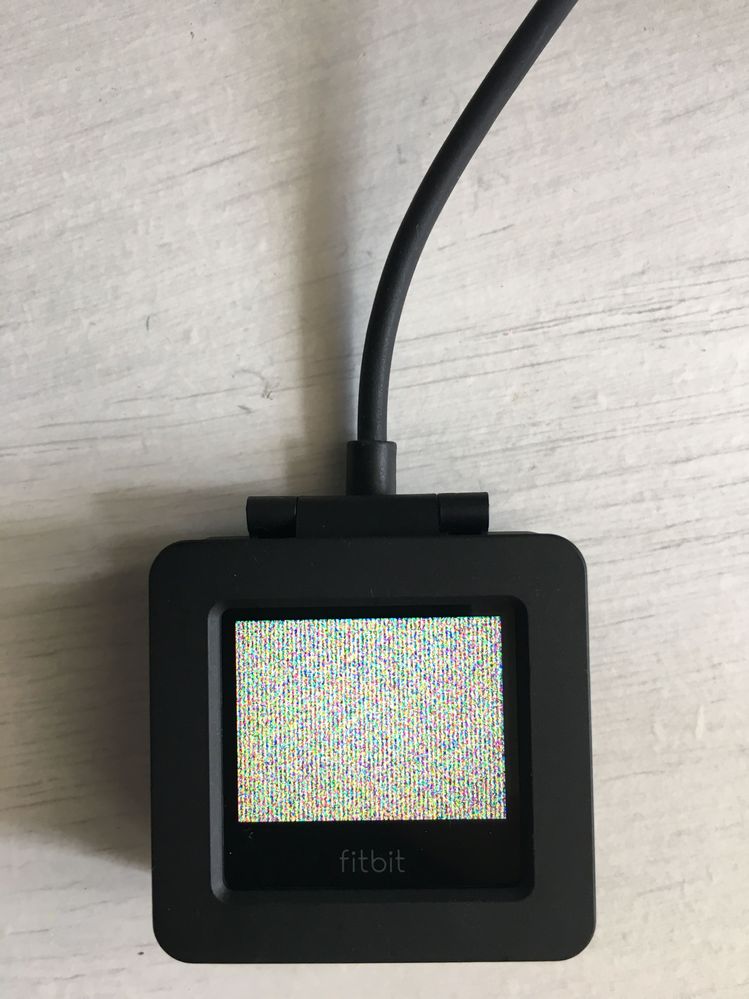 My fitbit blaze hot sale screen is black