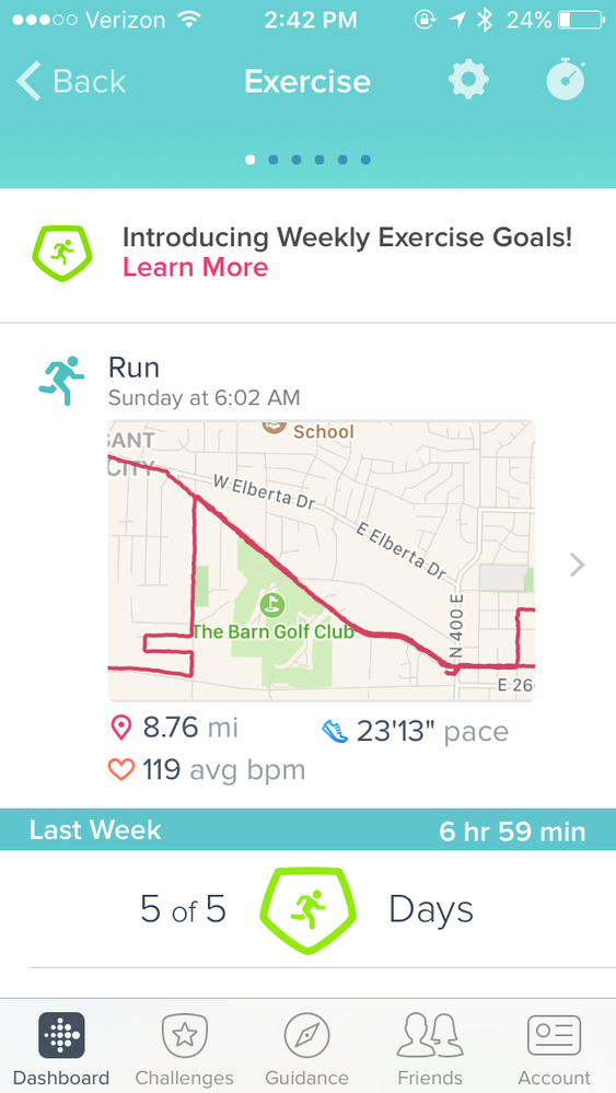 Says I ran 8 miles with a totally different map