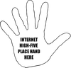high five