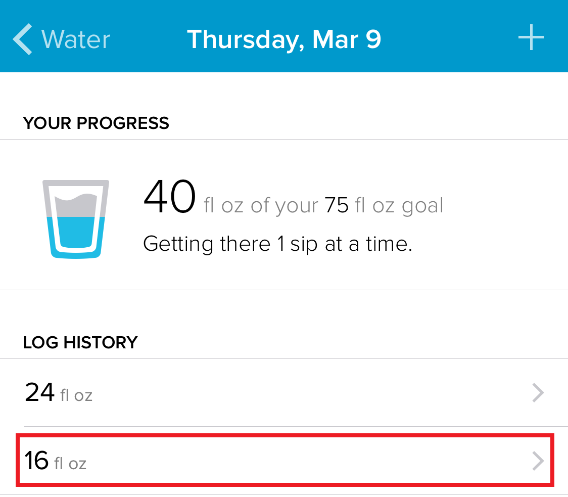 kinakål Ass Penneven Solved: How do I change Incorrect water log? - Fitbit Community