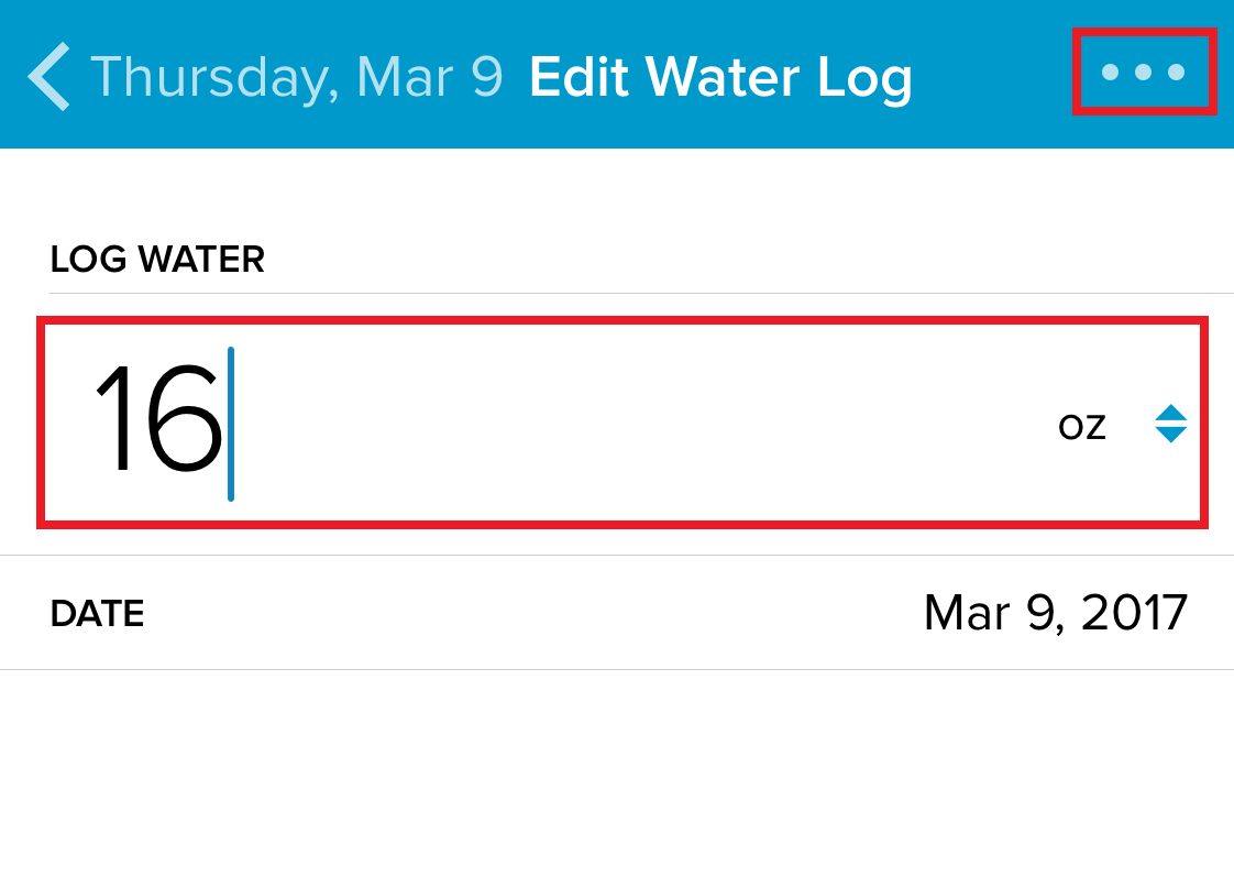 kinakål Ass Penneven Solved: How do I change Incorrect water log? - Fitbit Community