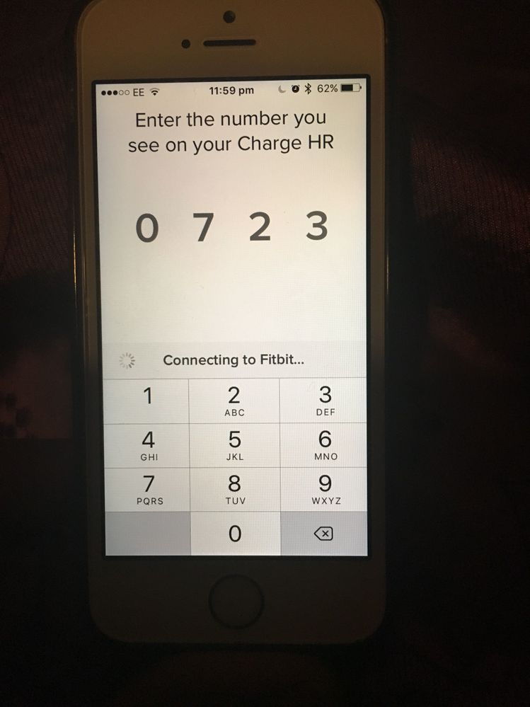 Cannot connect discount fitbit to iphone