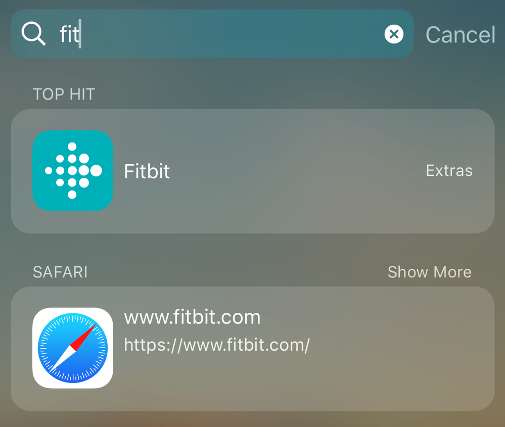 fitbit apps for iphone