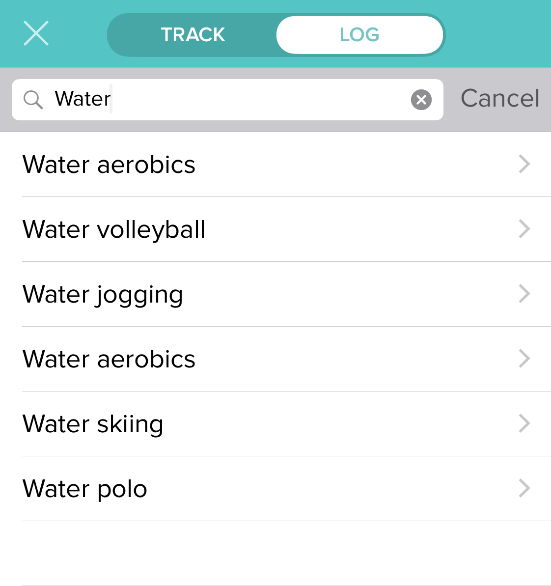 Fitbit for water cheap aerobics