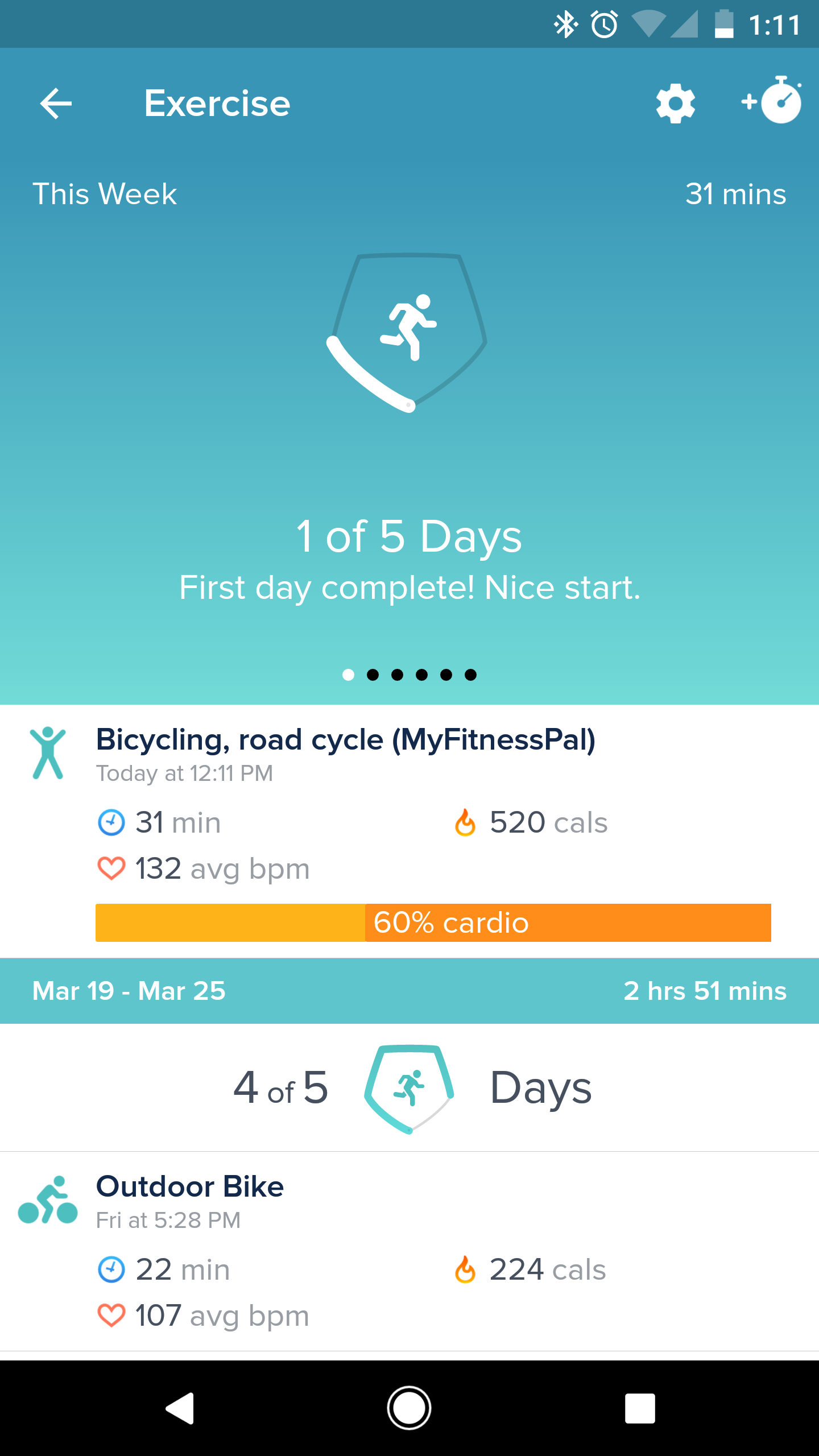 Map my ride sales fitbit