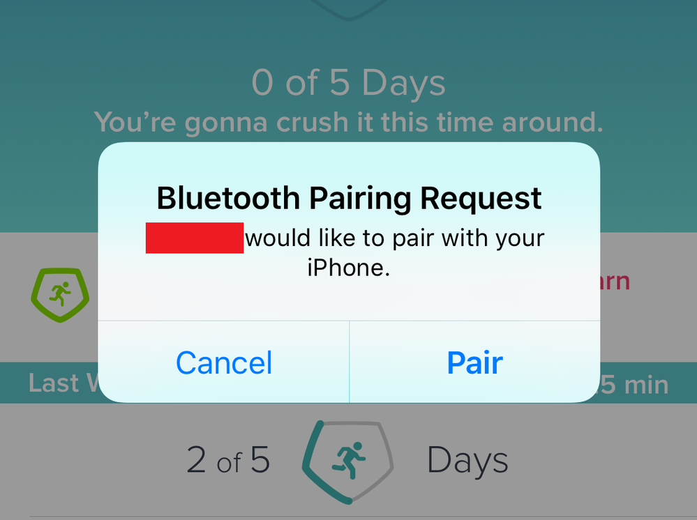 pair iphone to fitbit