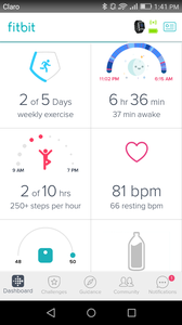 connect Fitbit heart rate monitor 