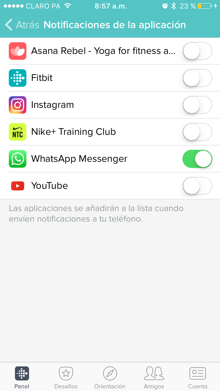 Solucionado Configurar notificaciones de Whatsapp en Fitbit Fitbit Community