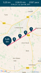 And after some more 15km's the app added 5+ km