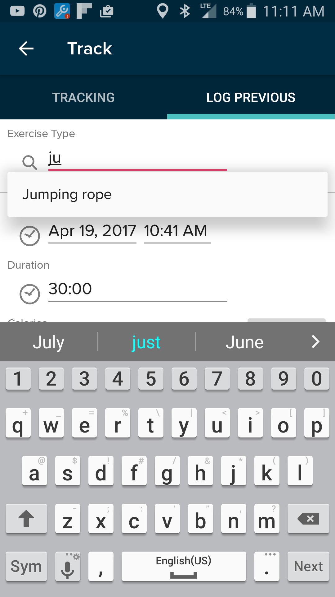 fitbit charge 4 jump rope