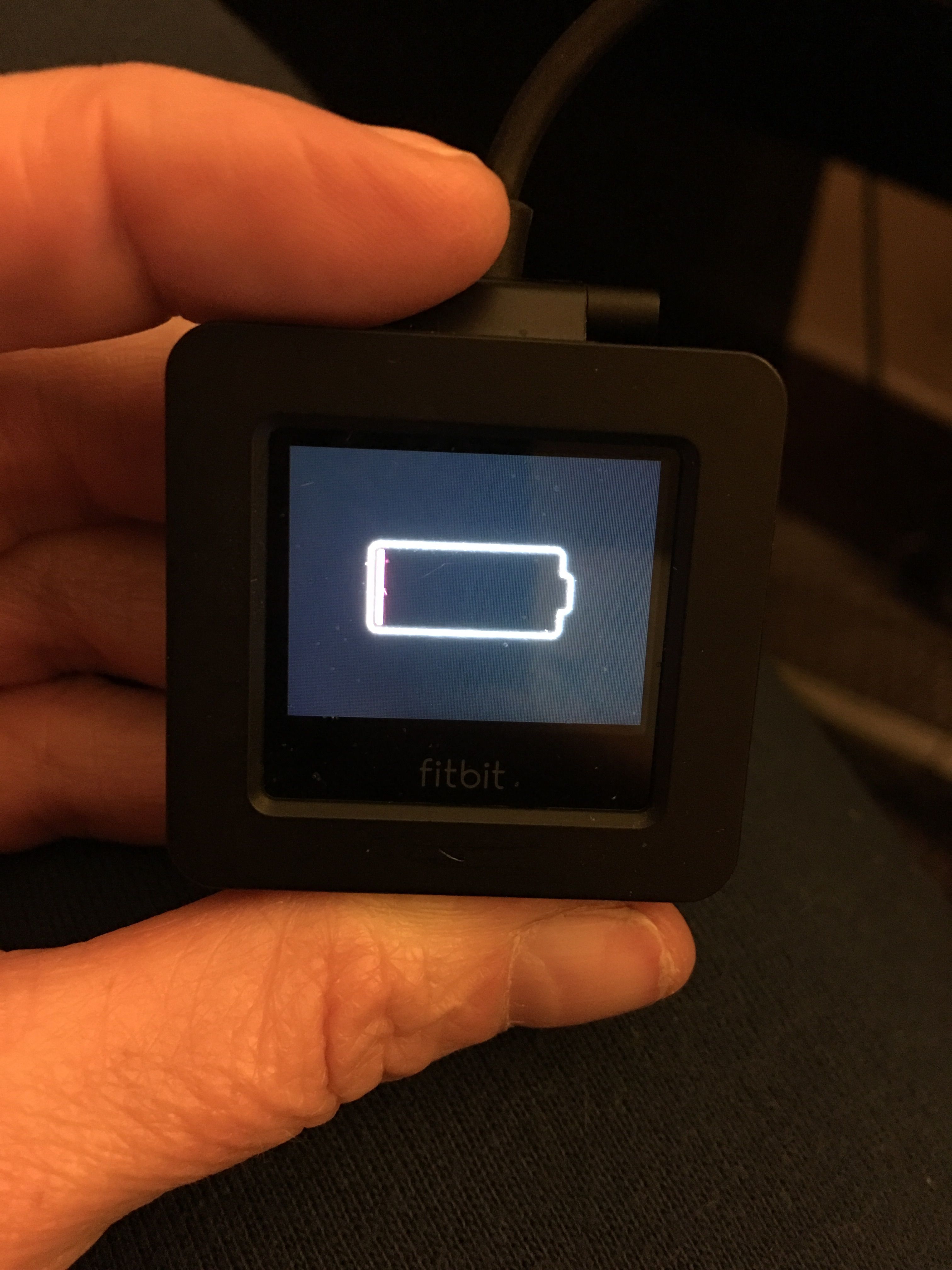 fitbit blaze not charging anymore