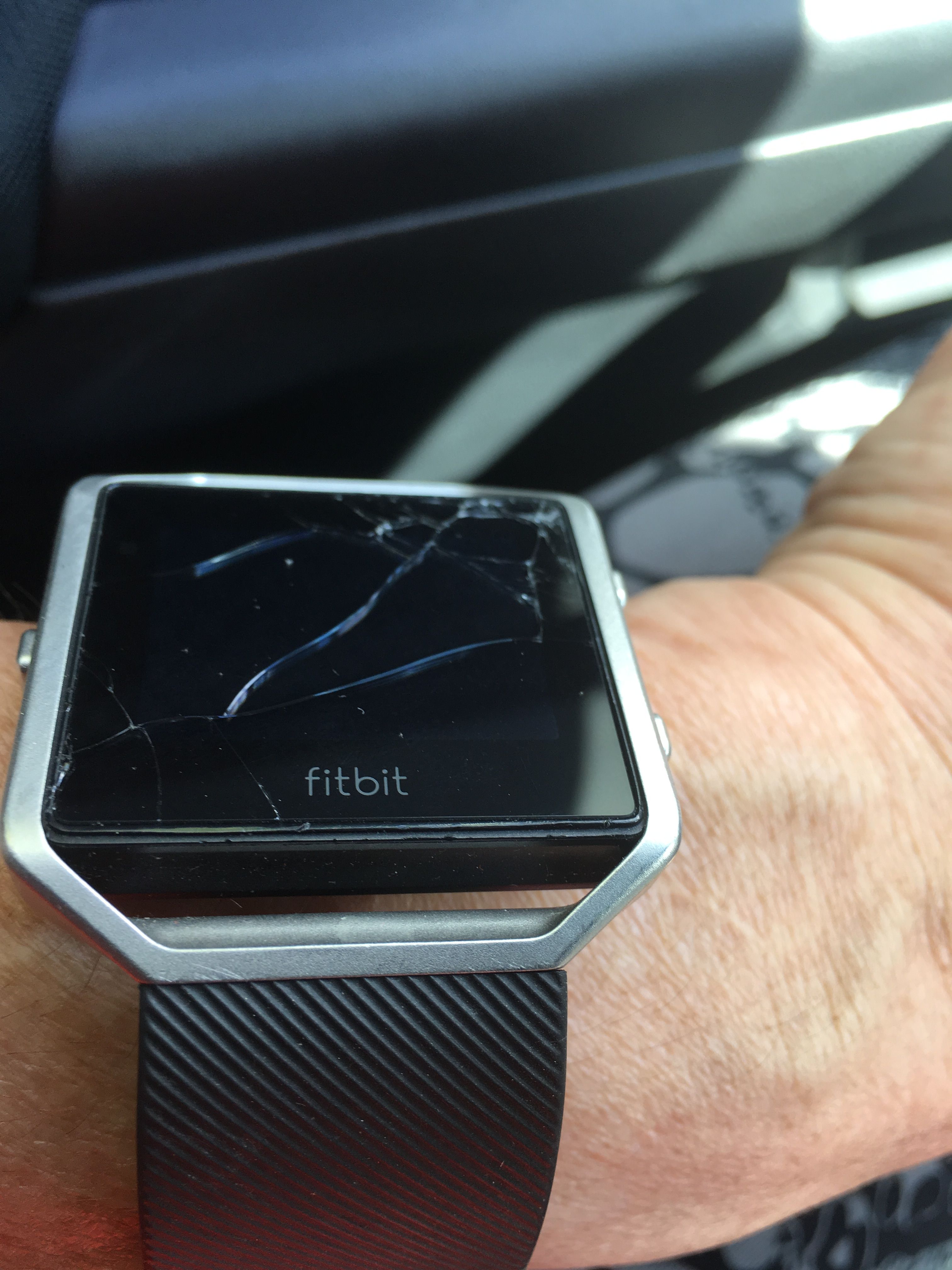 Solved: Blaze damaged screen - Fitbit 