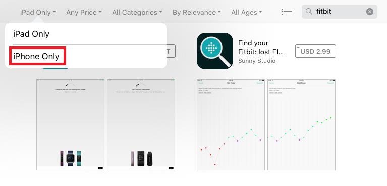 fitbit app app store