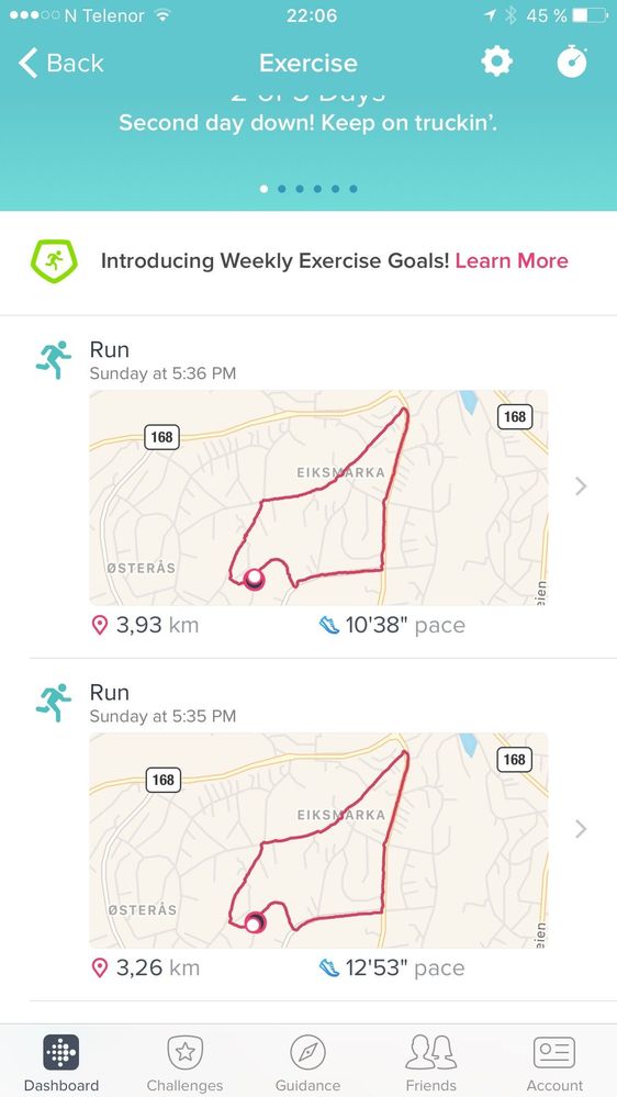 nike run club and fitbit