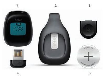 fitbit with battery