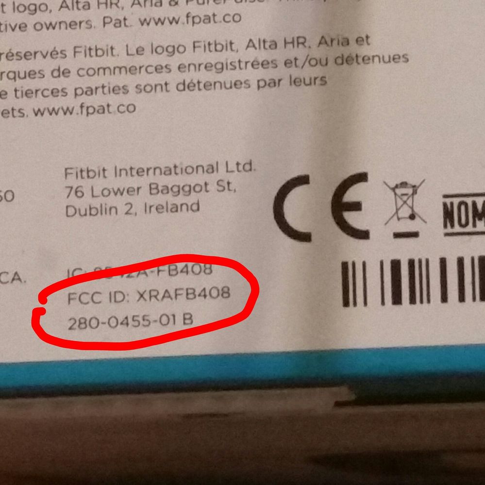 Serial number - Fitbit Community