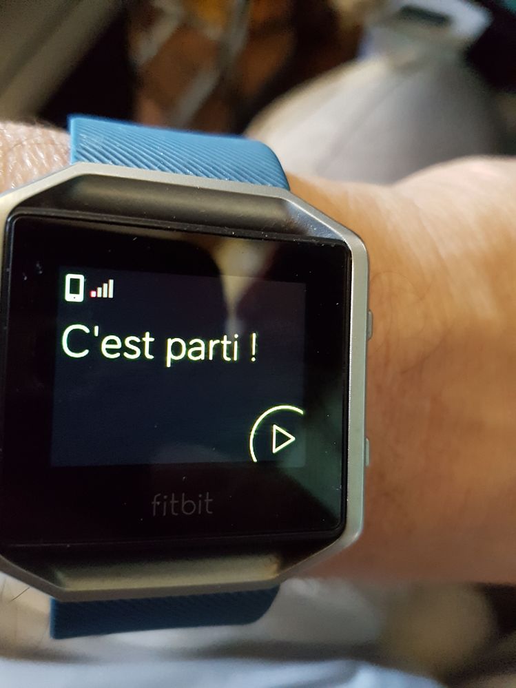 la "reception" est au minimum avec une "barre" rouge