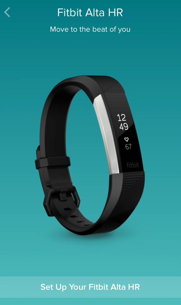 fitbit alta setup