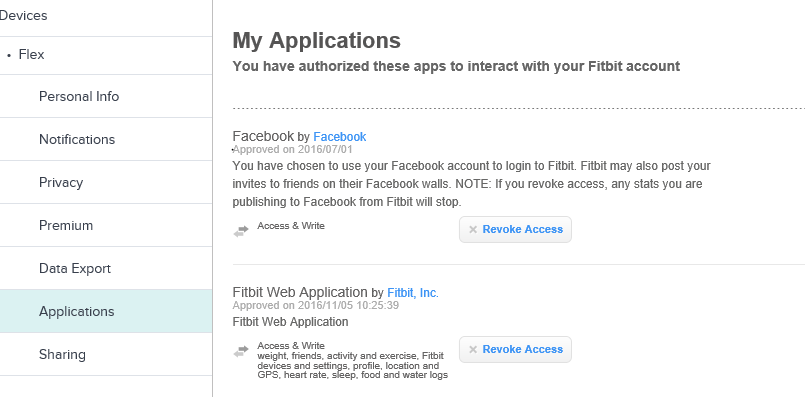 Under Settings < Applications