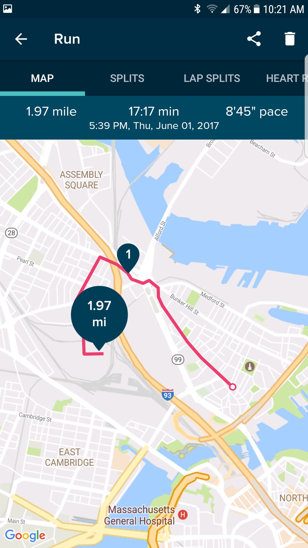 Fitbit connected gps hot sale is running