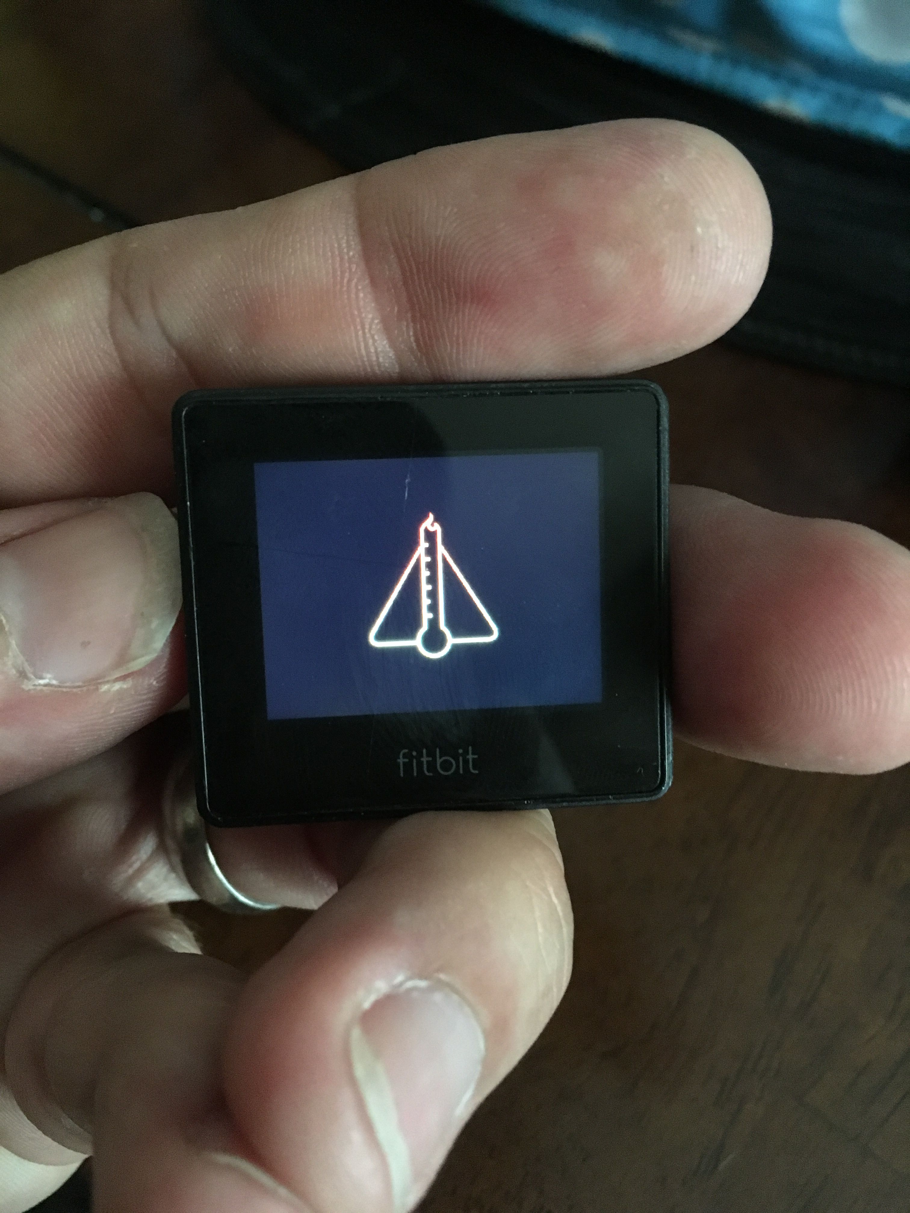 fitbit with thermometer