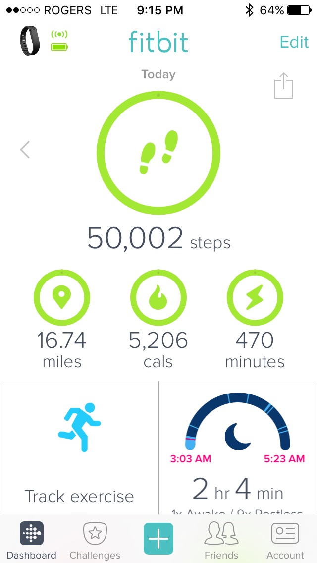 fitbit steps to miles