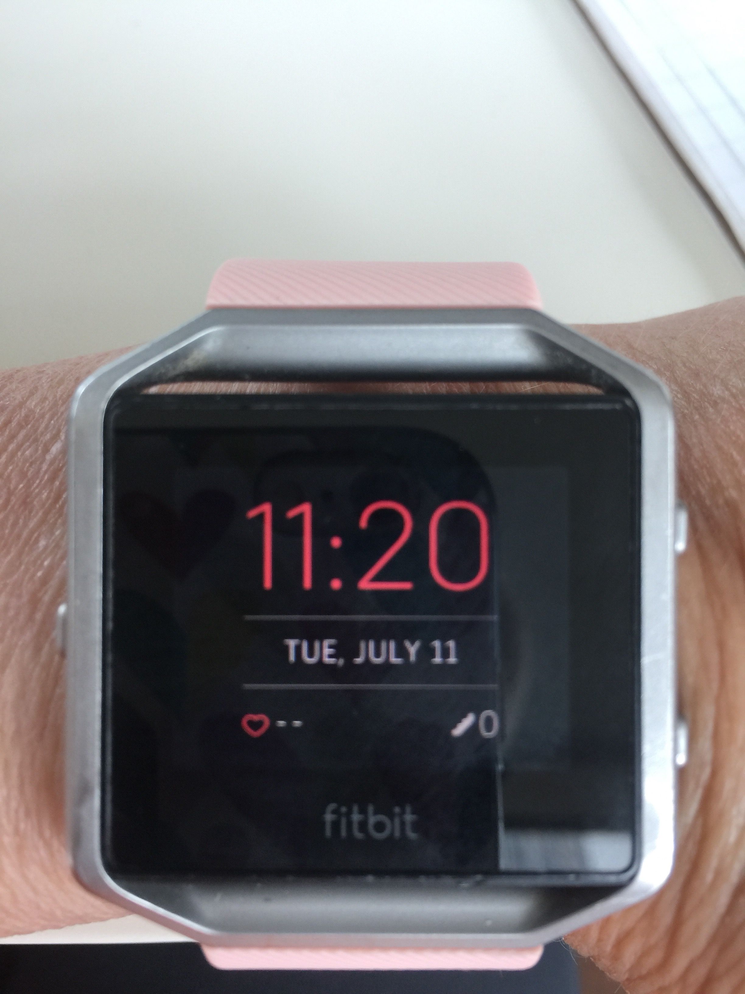 fitbit blaze heart rate monitor