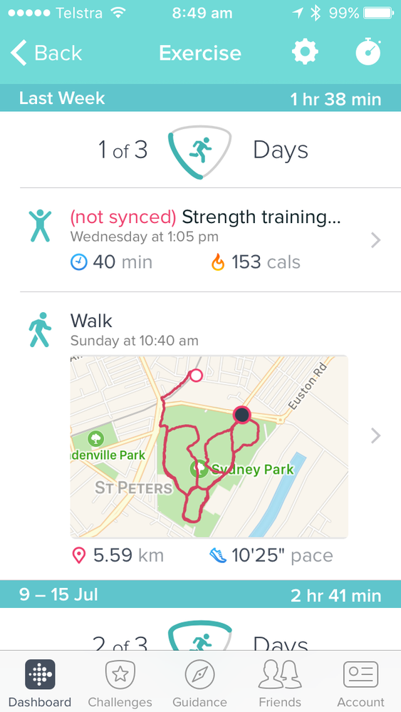 Fitbit hr will online not sync