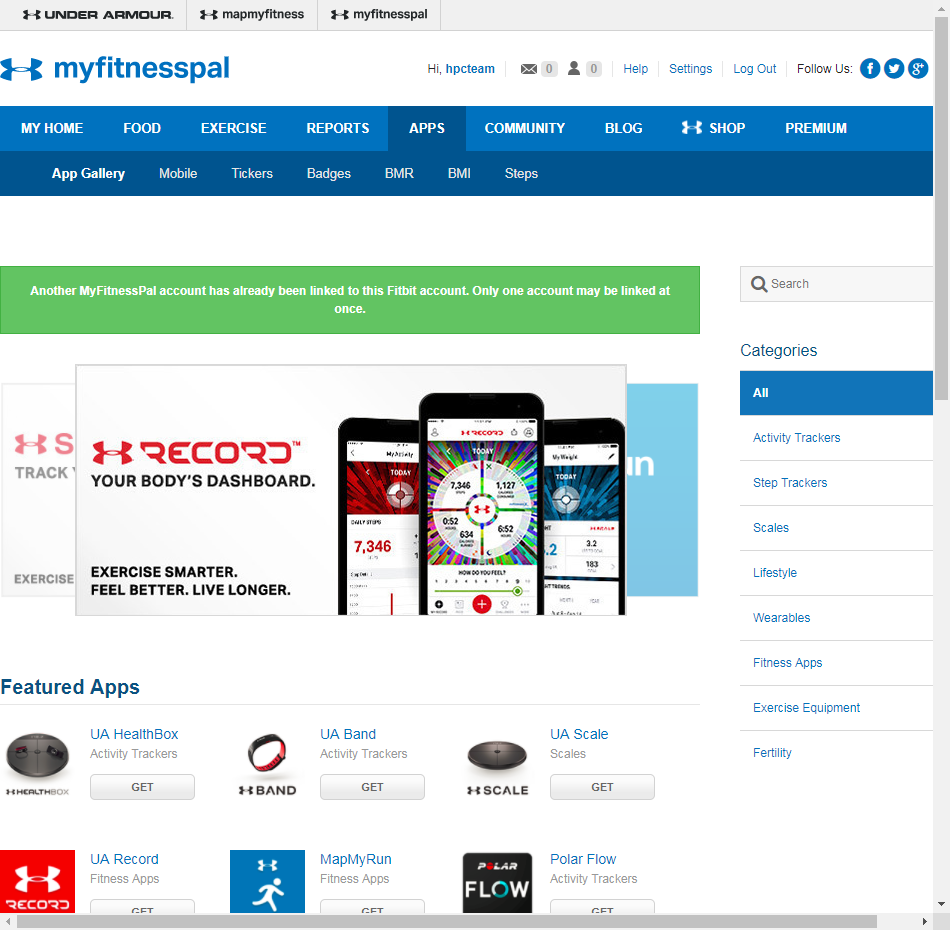 My Fitness Pal Page 3 Fitbit Community