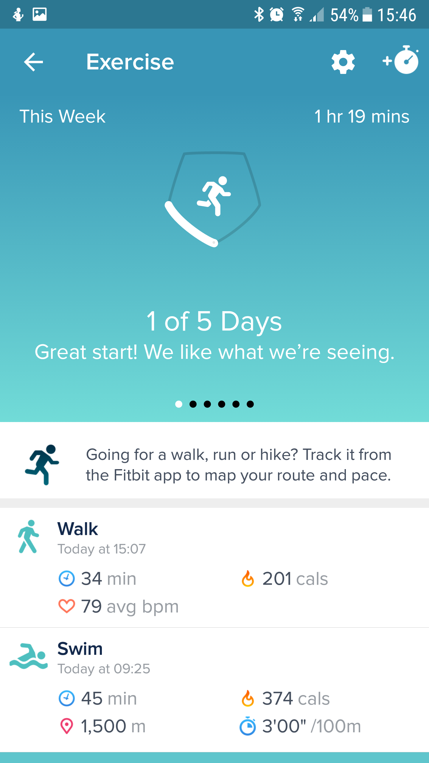 fitbit charge 2 map my run