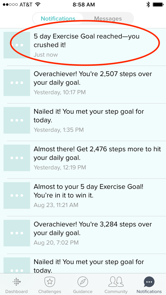 fitbit active minutes not showing