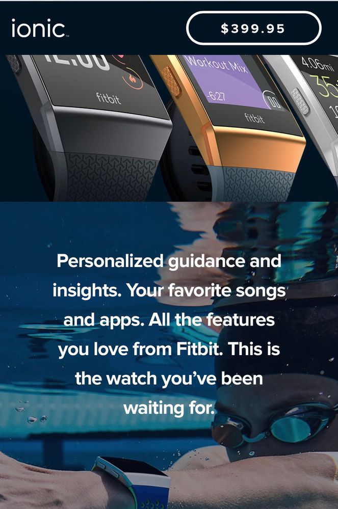 Fitbit ionic best sale price usa