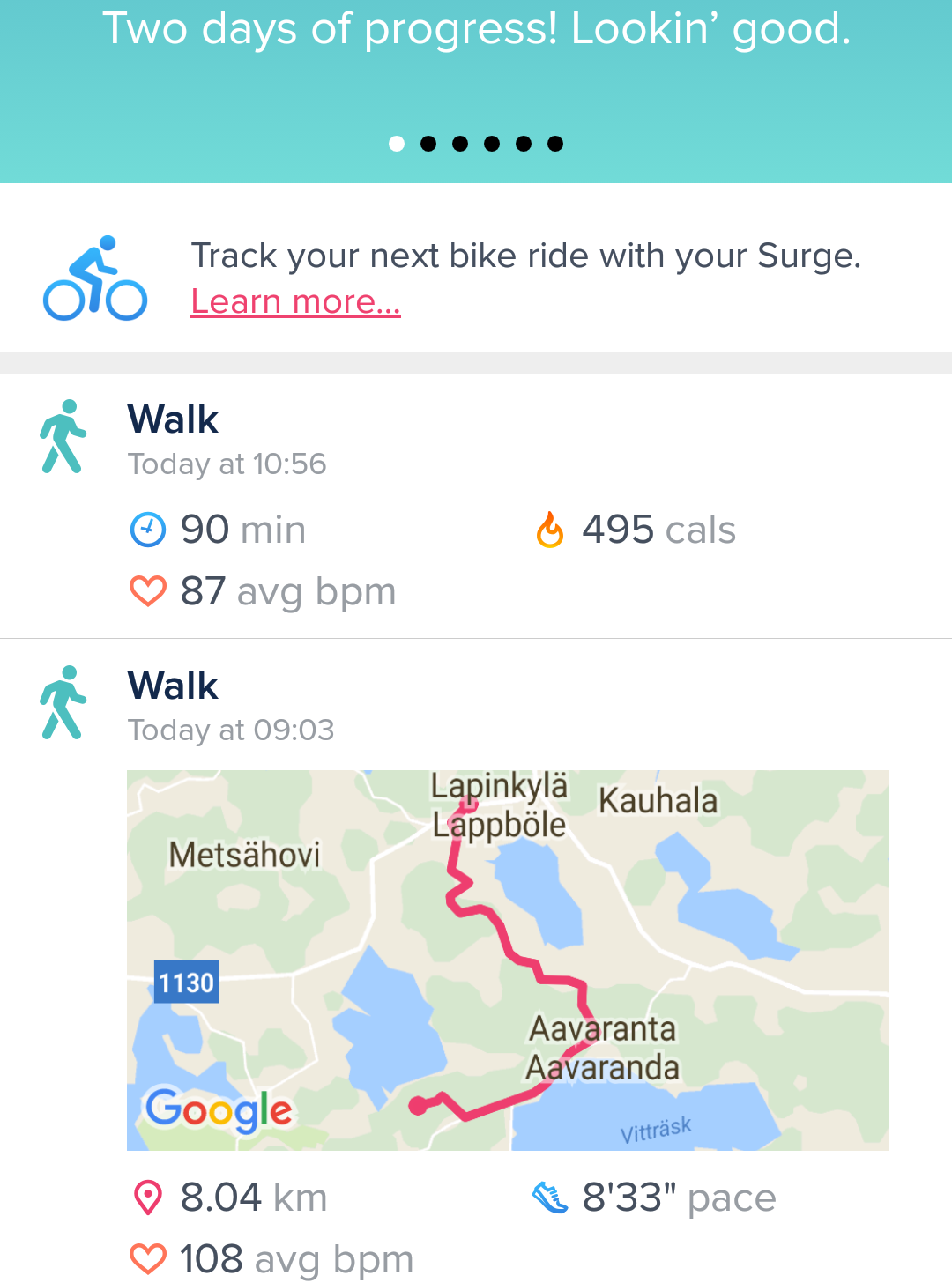 Map my cheap ride fitbit