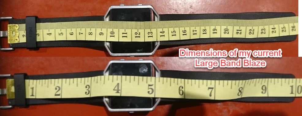 fitbit ionic screen size mm