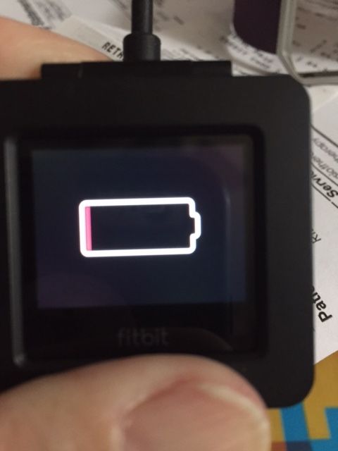 my fitbit blaze will not charge