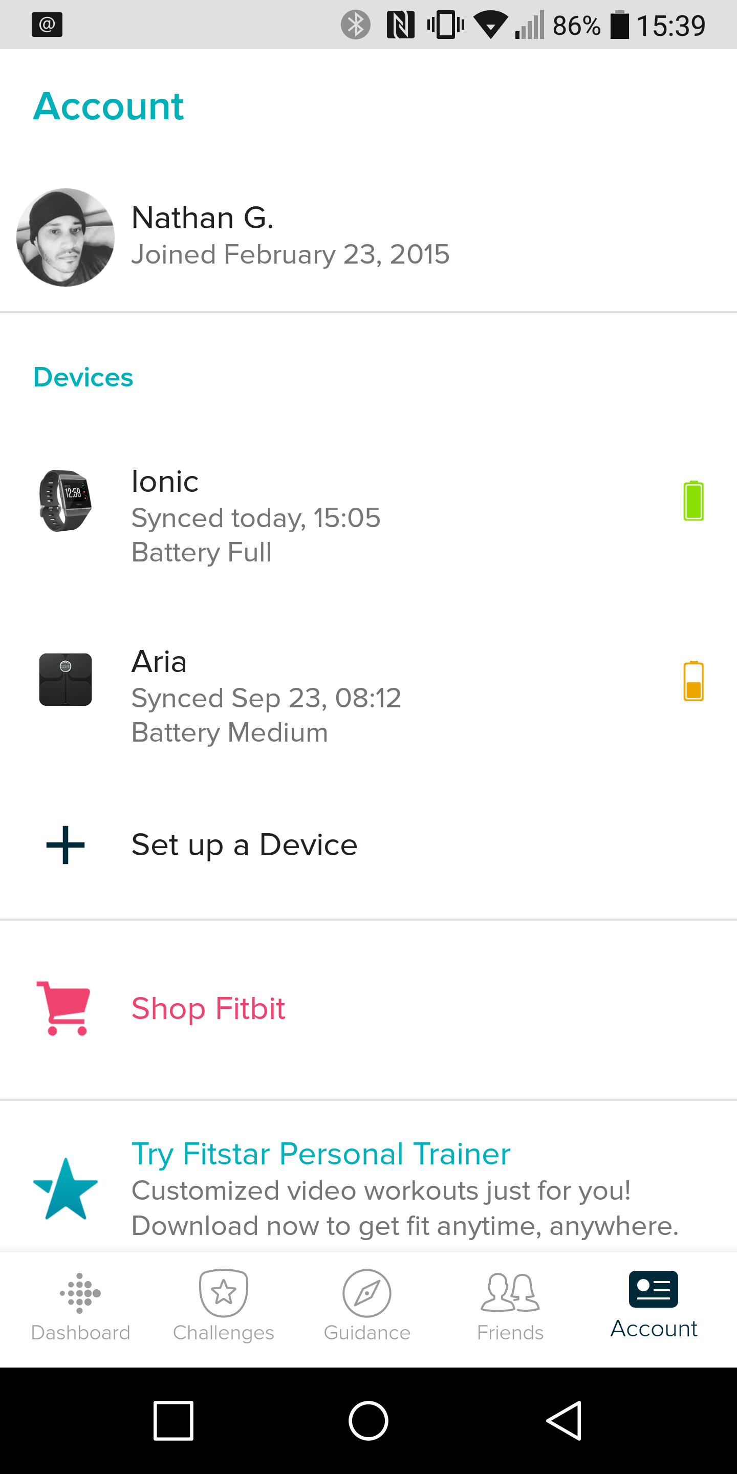 pair fitbit ionic to iphone