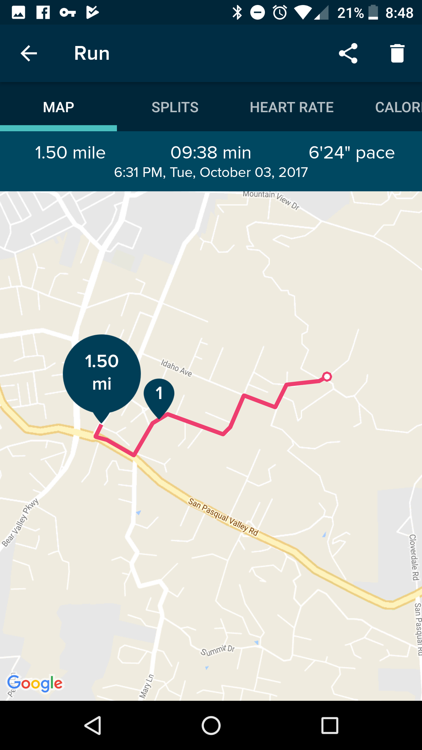 fitbit ionic google maps